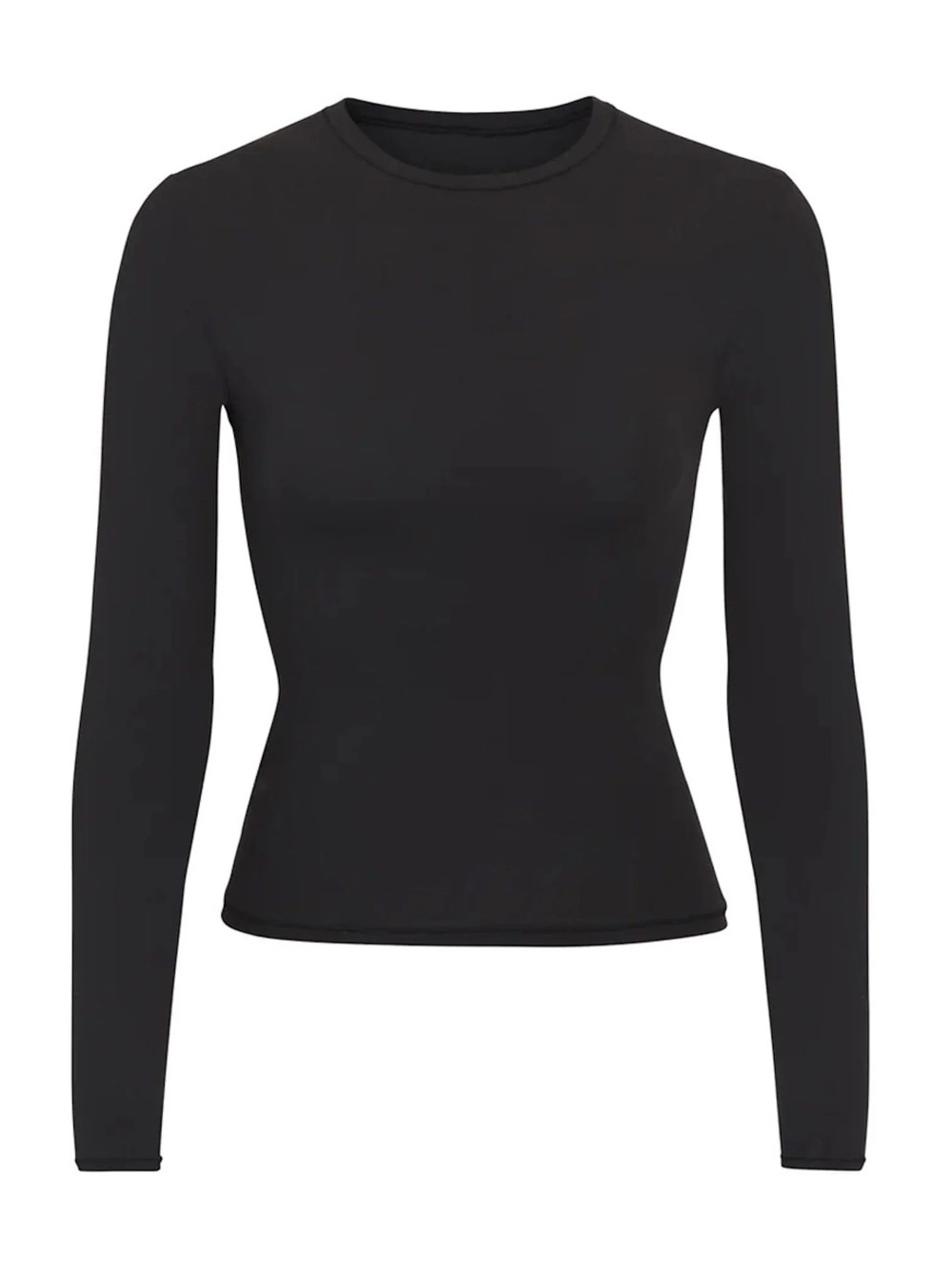 Skims Black Long Sleeve Top
